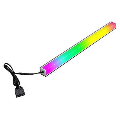 Photograph of zero-1418-GameMax Viper AR-30 Double Side Magnetic Rainbow ARGB LED Strip