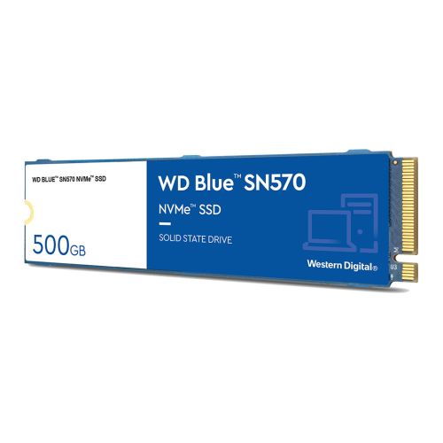 Photograph of zero-1295-WD 500GB Blue SN570 M.2 NVMe SSD