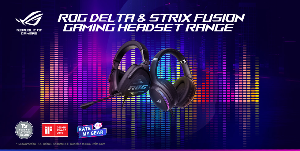 ROG Delta & Strix Fusion