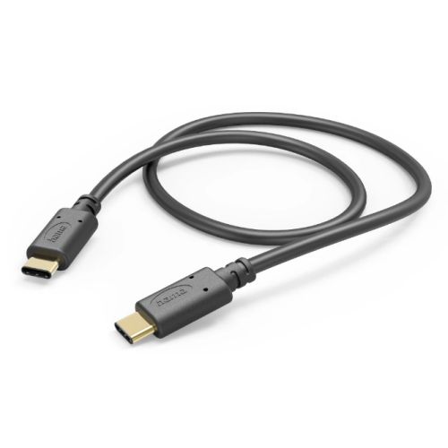 Hama USB-C to USB-C Quick Charging Cable, USB 2.0, 1 Metre, Black