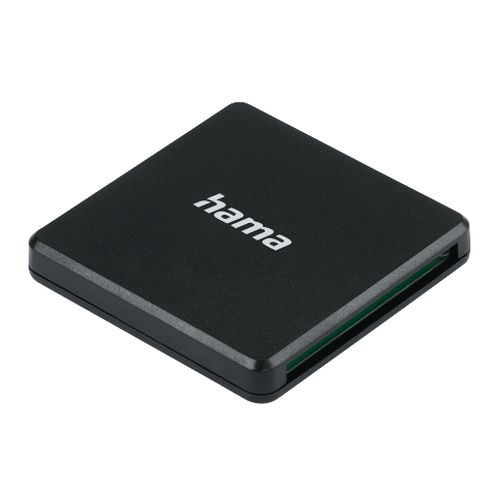 Hama External USB 3.0 Multi-Card Reader, SD/microSD/CF, Black, USB Powered