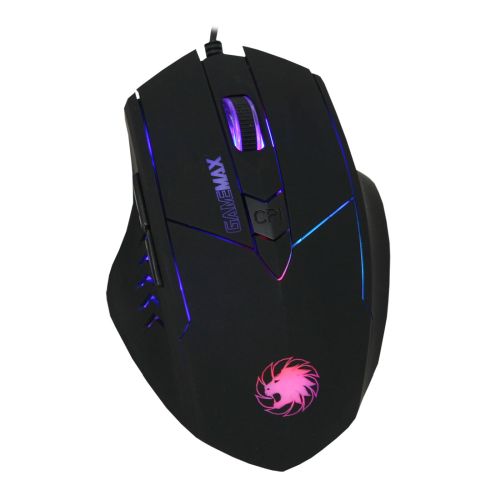 Gamemax Tornado 7-Colour Led Gaming Mouse Usb Up To 2000 Dpi 6 Buttons