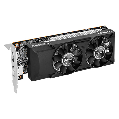 Asrock RX550 Low Profile, 4GB DDR5, HDMI, DP, 1100MHz Clock