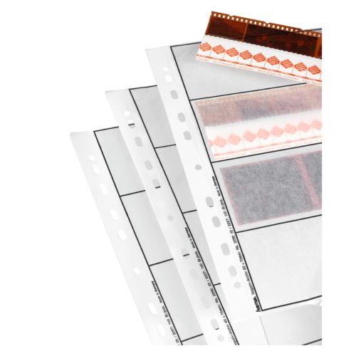 Hama Negative Sleeves, Glassine, 4 Strips of 3 Negatives, 6×6 cm, 25 pcs