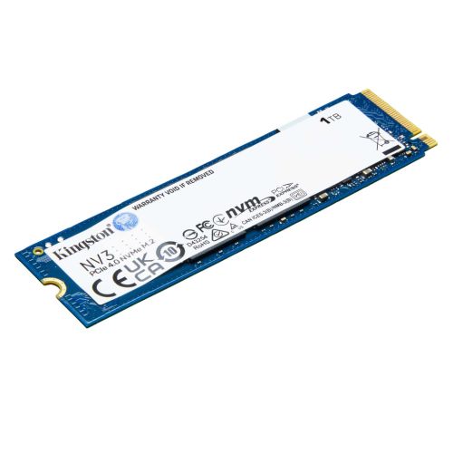 Kingston 1TB NV3 M.2 NVMe Gen4 SSD, M.2 2280, PCIe4, R/W  6000/4000 MB/s