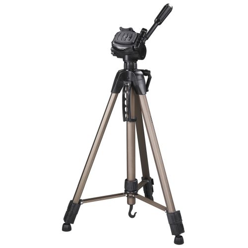 Hama Star 62 Camera Tripod, 3D Tilt Head, 160cm Max Height, 6.4mm Thread, Quick-Release Plate, Spirit Level, Bag