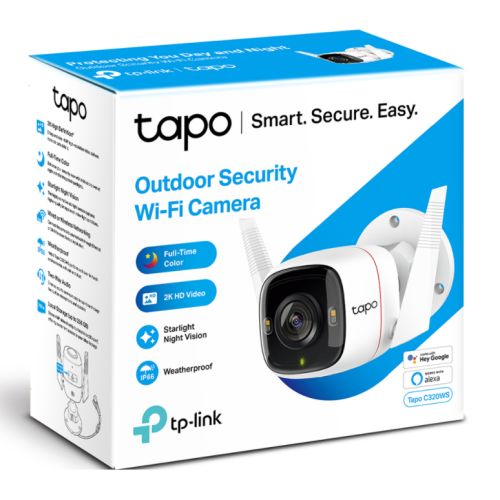 TP-Link Tapo C520WS 4MP Outdoor Pan & Tilt Wi-Fi Security Camera with Night  Vision & Spotlights