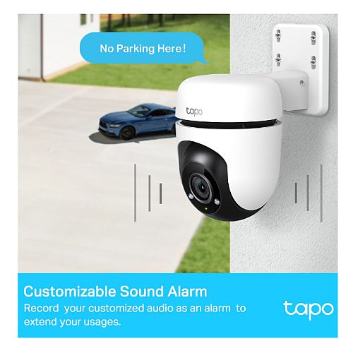  TP-Link Tapo 2K QHD Pan/Tilt Wi-Fi Camera, Physical Privacy  Mode, Color Night Vision, AI Detection, Motion Tracking, 2-Way Audio, Local/Cloud Storage