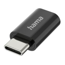 Hama USB 2.0 OTG Adapter, USB-C Male to Micro USB Female, 480Mbps