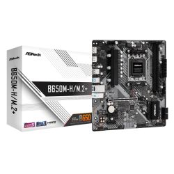 Asrock B650M-HM.2+, AMD B650, AM5, Micro ATX, 2 DDR5, HDMI, DP, GB LAN, PCIe4, 2x M.2