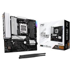 Asrock B850M PRO RS WIFI, AMD B850, AM5, Micro ATX, 4 DDR5, HDMI, DP, Wi-Fi 6E, 2.5G LAN, RGB, 3x M.2