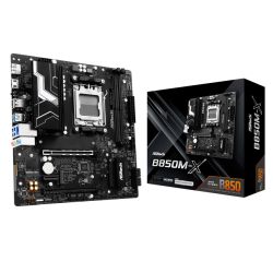 Asrock B850M-X, AMD B850, AM5, Micro ATX, 2 DDR5, HDMI, DP, 2.5G LAN, 2x M.2