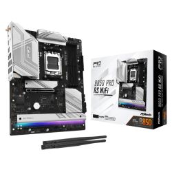 Asrock B850 PRO RS WIFI, AMD B850, AM5,  ATX, 4 DDR5, HDMI, USB-C DP-alt, Wi-Fi 6E, 2.5G LAN, RGB, 4x M.2