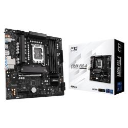 Asrock B860M PRO-A, Intel B860, 1851, Micro ATX, 4 DDR5, HDMI, DP, 2.5G LAN, 3x M.2