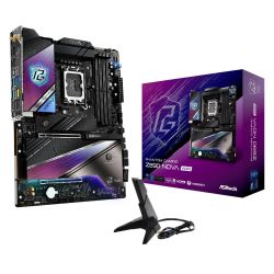 Asrock Z890 NOVA WIFI, Intel Z890, 1851, ATX, 4 DDR5, HDMI, 2 TB4, Wi-Fi 7, 2.5G & 5G LAN, RGB, 6x M.2