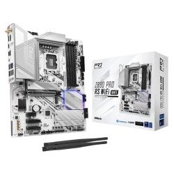 Asrock Z890 PRO RS WIFI WHITE, Intel Z890, 1851, ATX, 4 DDR5, HDMI, DP, 2 TB4, Wi-Fi 6E, 2.5G LAN, RGB, 4x M.2