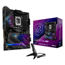 Asrock Z890 RIPTIDE WIFI, Intel Z890, 1851, ATX, 4 DDR5, HDMI, 2 TB4, Wi-Fi 7, 2.5G LAN, RGB, 5x M.2