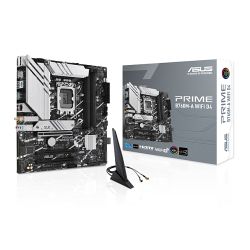 Asus PRIME B760M-A WIFI D4, Intel B760, 1700, Micro ATX, 4 DDR4, 2 HDMI, DP, Wi-Fi 6, 2.5G LAN, PCIe4, 2x M.2