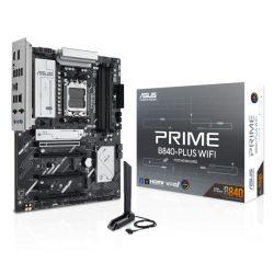 Asus PRIME B840-PLUS WIFI, AMD B840, AM5, ATX, 4 DDR5, HDMI, DP, Wi-Fi 6E, 2.5G LAN, 3x M.2