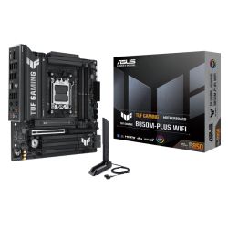 Asus TUF GAMING B850M-PLUS, AMD B850, AM5, Micro ATX, 4 DDR5, HDMI, DP, 2.5G LAN, 3x M.2