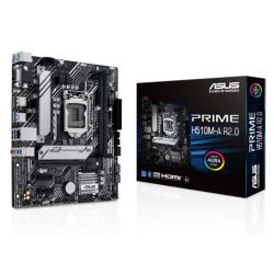 Asus PRIME H510M-A R2.0, Intel H470, 1200, Micro ATX, 2 DDR4, VGA, HDMI, DP, 1x M.2