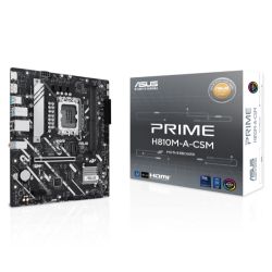 Asus PRIME H810M-A-CSM - Corporate Stable Model, Intel H810, 1851, Micro ATX, 2 DDR5, HDMI, DP, GB LAN, 2x M.2