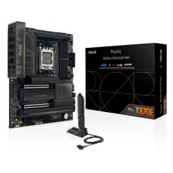 Asus PROART X870E-CREATOR WIFI, AMD X870E, AM5, ATX, 4 DDR5, HDMI, 2 USB4, Wi-Fi 7, 10G & 2.5G LAN, PD 30W, 4x M.2