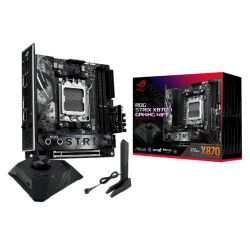 Asus ROG STRIX X870-I GAMING WIFI, AMD X870, AM5, Mini ITX, 2 DDR5, HDMI, 2 USB4, Wi-Fi 7, 2.5G LAN, 2x M.2, Strix Hive II