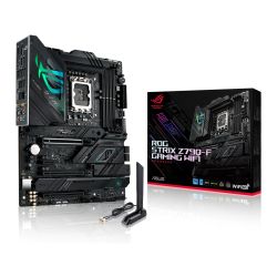 Asus ROG STRIX Z790-F GAMING WIFI, Intel Z790, 1700, ATX, 4 DDR5, HDMI, DP, Wi-Fi 6E, 2.5G LAN, PCIe5, RGB, 4x M.2