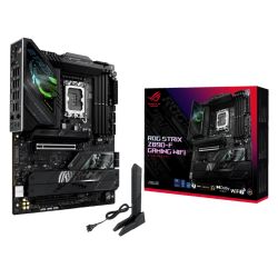 Asus ROG STRIX Z890-F GAMING WIFI, Intel Z890, 1851, ATX, 4 DDR5, HDMI, DP, 2 TB4, Wi-Fi 7, 2.5G LAN, PD 30W, RGB, 5x M.2