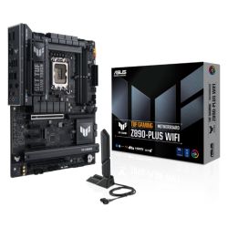 Asus TUF GAMING Z890-PLUS WIFI, Intel Z890, 1851, ATX, 4 DDR5, HDMI, DP, TB4, Wi-Fi 7, 2.5G LAN, RGB, 4x M.2