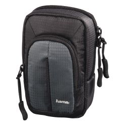 Hama Fancy Urban 80M Compact Camera Case, Belt Loop, Neck Strap, GreyBlack, 7.5 x 4.5 x 12.5 Compartment 