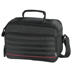 Hama Samara 140 Camera Bag, Shoulder Strap, Removable Divider, Black, 23 x 11 x 16 cm Compartment