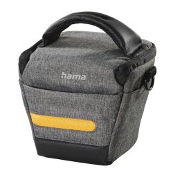 Hama Terra 100 Colt Camera Case, Belt Loop, Shoulder Strap, Grey, 13.5 x 9.5 x 12 cm Compartment