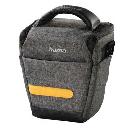 Hama Terra 110 Colt Camera Case, Belt Loop, Shoulder Strap, Grey, 16 x 10 x 16 cm Compartment