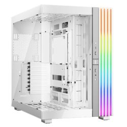 Be Quiet! Light Base 900 DX ARGB Gaming Case w Glass Front & Side, E-ATX, Invertible, 3M ARGB Strip & Controller, USB-C, Asus BTF Compatible, White