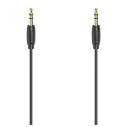 Hama 3.5mm Jack Stereo Cable, Male to Male, Gold-Plated, Ultra-thin, 3 Metre