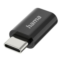 Hama USB 2.0 OTG Adapter, USB-C Male to Micro USB Female, 480Mbps, *Eco-Friendly Packaging*