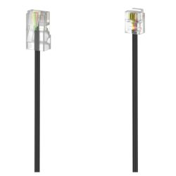 Hama DSL Connection Cable, RJ11 6p4c to RJ45 8p4c, 3 Metres, Black