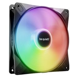 Be Quiet! BL129 Light Wings LX 14cm PWM High-Speed ARGB Case Fan, Rifle Bearing, Impeller w 16 LEDs, Daisy-Chain, Up to 1800 RPM, Black