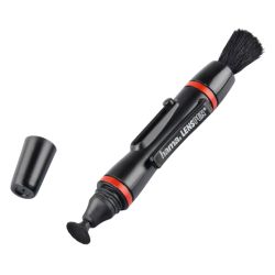 Hama Classic LensFilter Cleaning Pen with Cleaning Brush, 13mm Diameter