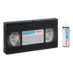 Hama VHSS-VHS Video Cleaning Tape with Cleaning Fluid