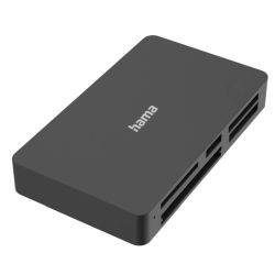 Hama External All in One USB 3.0 Card Reader, Black, USB Powered