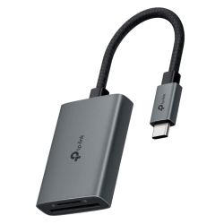 TP-LINK External USB 3.0 Type-C Card Reader, SDmicroSD, UHS-I, Aluminium, USB Powered