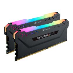 Corsair Vengeance RGB Pro 16GB Kit 2 x 8GB, DDR4, 3200MHz PC4-25600, CL16, XMP 2.0, Black