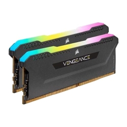 Corsair Vengeance RGB Pro SL 32GB Memory Kit 2 x 16GB, DDR4, 3200MHz PC4-25600, CL16, XMP 2.0, Black