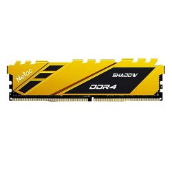 Netac Shadow Yellow, 8GB, DDR4, 3200MHz PC4-25600, CL16, DIMM Memory