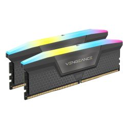 Corsair Vengeance RGB 32GB Kit 2 x 16GB, DDR5, 6000MHz PC5-48000, CL36, 1.35V, PMIC, AMD Optimised, DIMM Memory