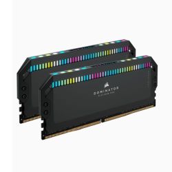 Corsair Dominator Platinum RGB 64GB Kit 2 x 32GB, DDR5, 5600MHz PC5-44800, CL40, 1.25V, XMP 3.0, PMIC, DIMM Memory, Black