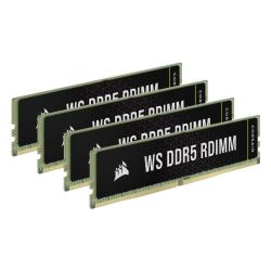 Corsair WS 64GB Kit 4 x 16GB, DDR5, 5600MTs, CL40, 1.25V, Overclockable, ECC, AMD EXPO & Intel XMP, RDIMM Workstation Memory